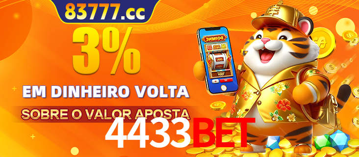 Promoção para baixar e instalar o aplicativo do cassino 4433bet. O banner oferece uma recompensa de R1aR1aR8, com a imagem de uma cobra sobre moedas de ouro.