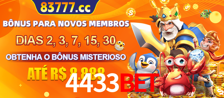 Anúncio dos benefícios para Membro VIP Sênior na plataforma 4433bet, incluindo bônus promocionais, semanais e mensais, ilustrado com o personagem Fortune Tiger.