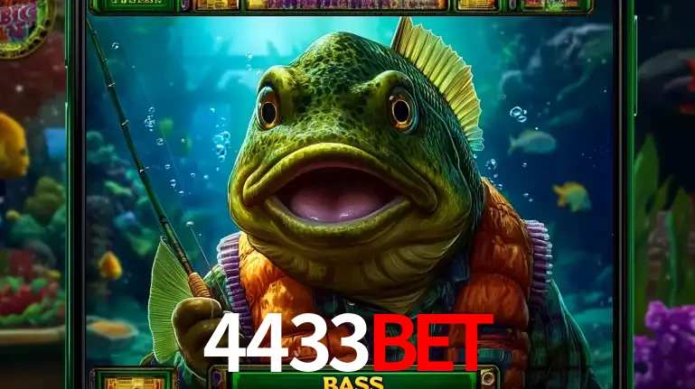 Personagem de peixe pescador do popular jogo de slot com tema de pescaria, uma das emocionantes opções de caça-níqueis para jogar e ganhar no cassino 4433bet.